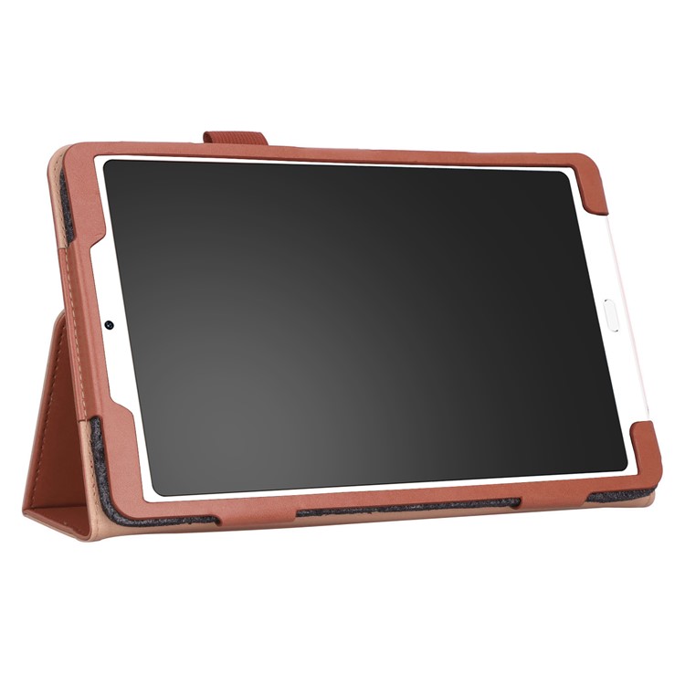 Retro Style PU Leather Stand Tablet Case Accessory for Xiaomi Mi Pad 4 Plus - Brown-11