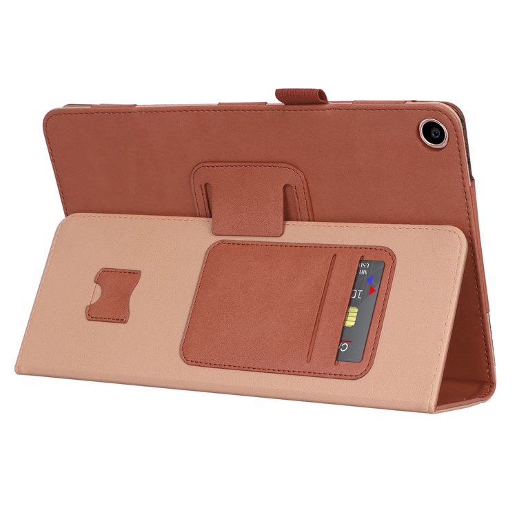 Retro Style PU Leather Stand Tablet Case Accessory for Xiaomi Mi Pad 4 Plus - Brown-12