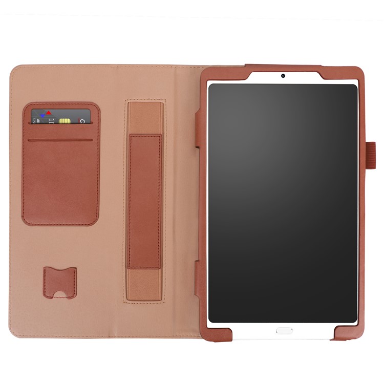 Retro Style PU Leather Stand Tablet Case Accessory for Xiaomi Mi Pad 4 Plus - Brown-4