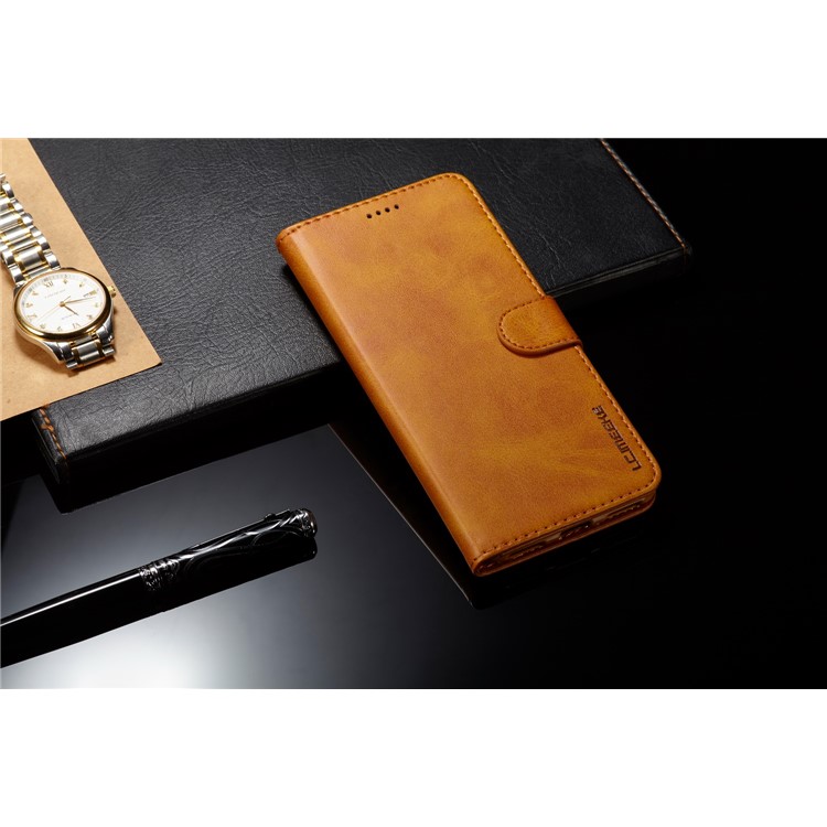 LC.IMEEKE Leather Wallet Cover for Xiaomi Mi A2 / Mi 6X (China) - Brown-4