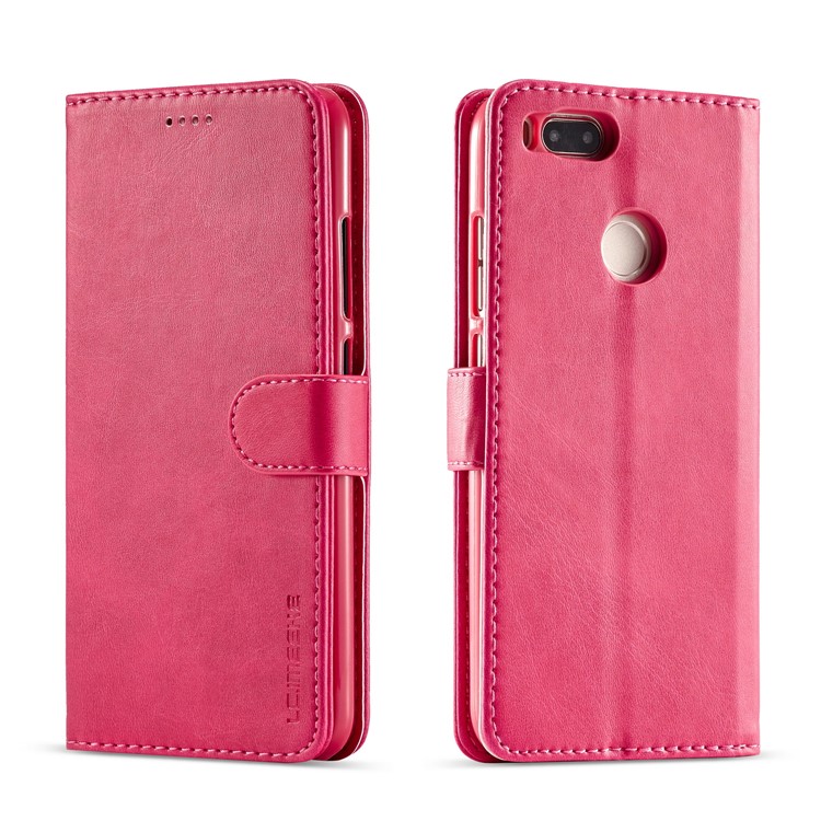 LC.IMEEKE Wallet Leather Flip Casing for Xiaomi Mi A1 / Mi 5X - Rose-1
