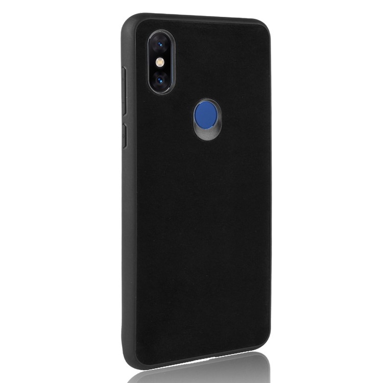 Retro Velvet Cloth Coated PC + TPU Combo Phone Case for Xiaomi Mi Mix 3 - Black-3