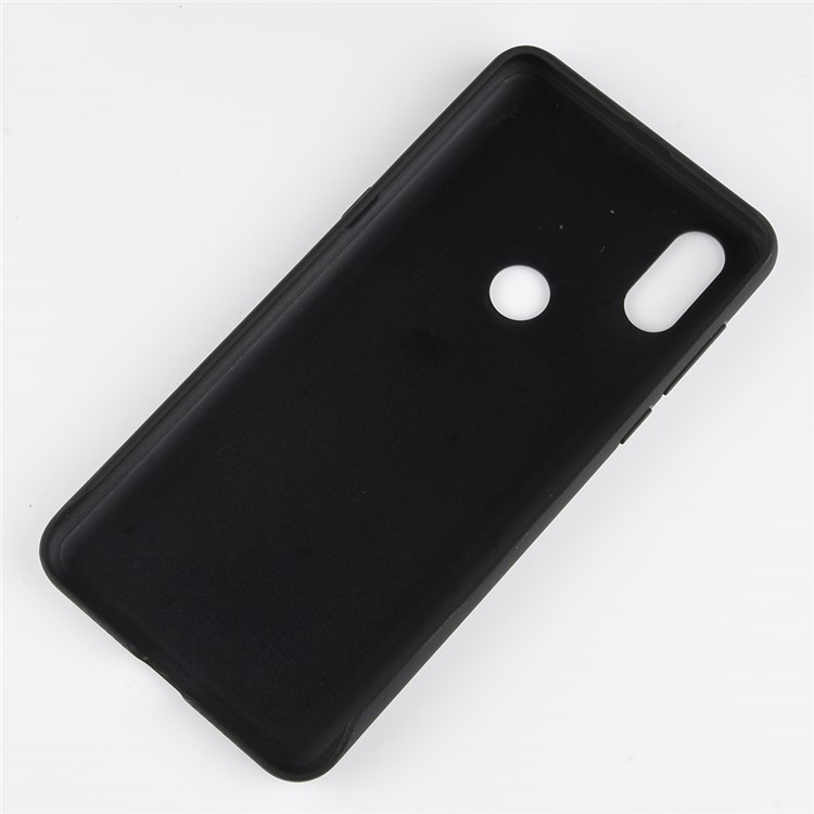 Retro Velvet Cloth Coated PC + TPU Combo Phone Case for Xiaomi Mi Mix 3 - Black-5