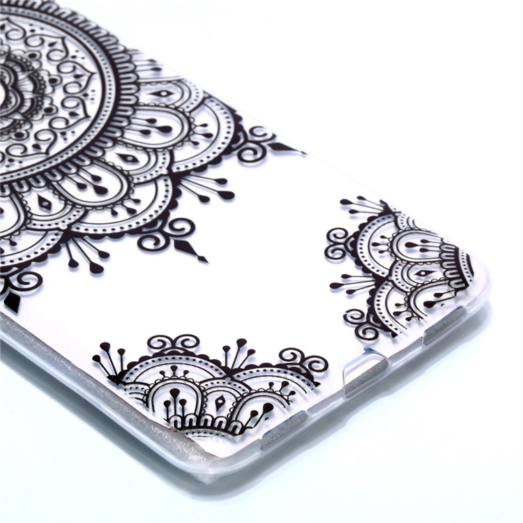 For Xiaomi Mi Max 3 Pattern Printing Soft TPU Case Accessory - Lace Flower-3