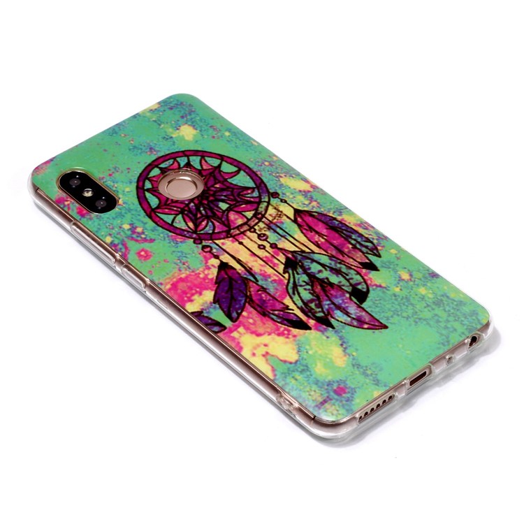Patterned IMD Soft Matte TPU Mobile Phone Case for Xiaomi Redmi Note 5 Pro (Dual Camera) / Redmi Note 5 (China) - Dream Catcher-3