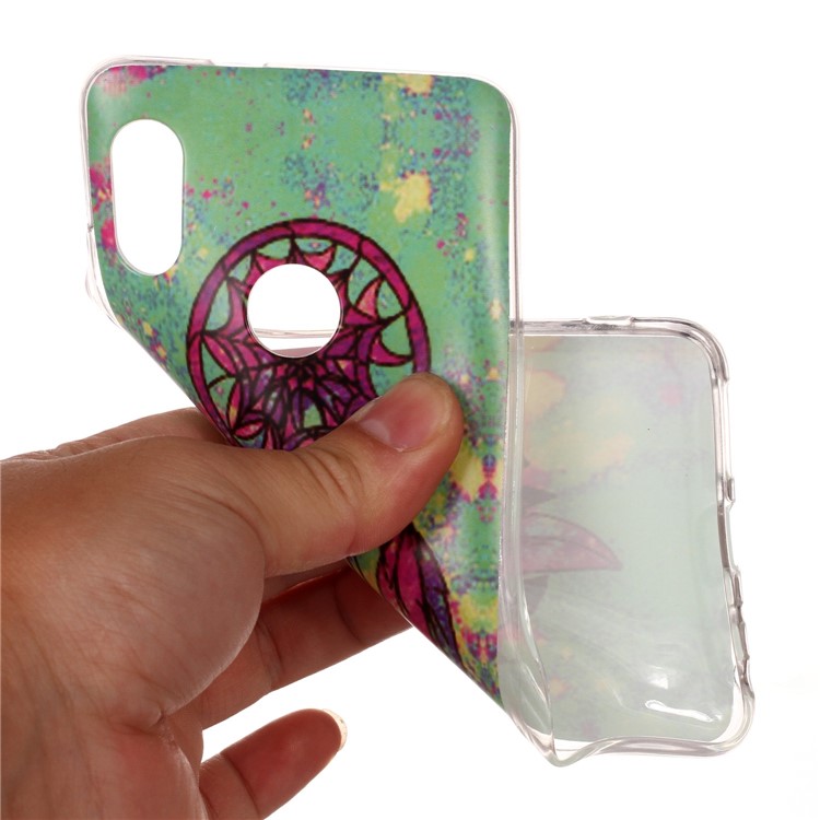 Patterned IMD Soft Matte TPU Mobile Phone Case for Xiaomi Redmi Note 5 Pro (Dual Camera) / Redmi Note 5 (China) - Dream Catcher-5