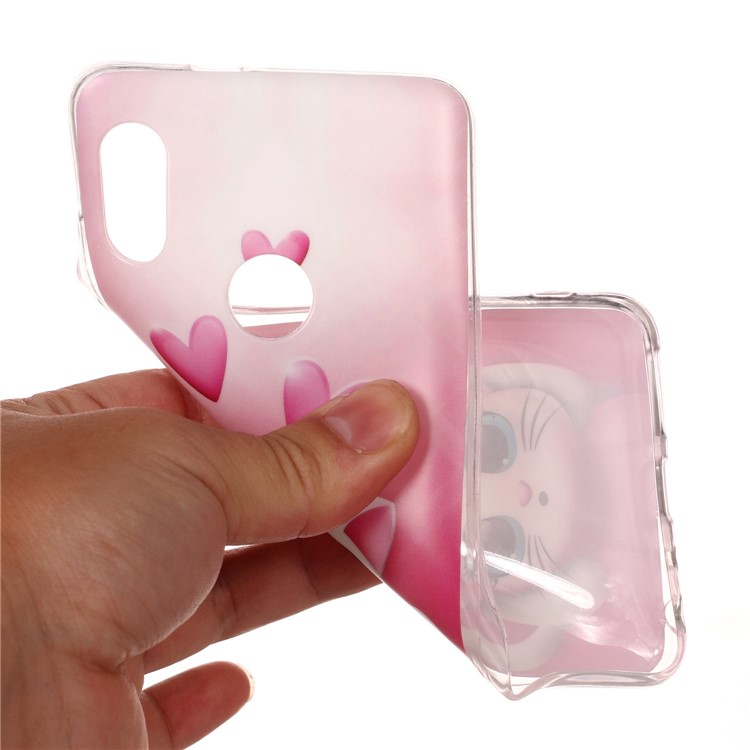 Gemusterte IMD-Soft-Matt-TPU-Handyhülle Für Xiaomi Redmi Note 5 Pro (Dual-Kamera) / Redmi Note 5 (china) - Schöne Katzen-5