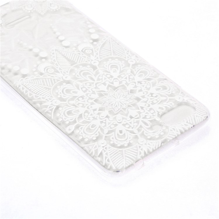 Pattern Printing Embossed 3D Diamond Surface TPU Back Case for Xiaomi Redmi 6A - Mandala Flower-4