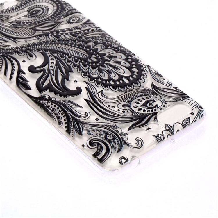 Pattern Printing Embossed 3D Diamond Surface TPU Cover Shell for Xiaomi Redmi 6A - Paisley Pattern-4