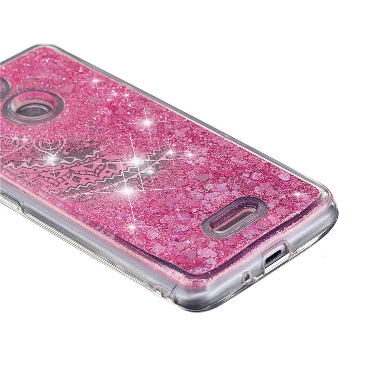 Couverture D'accessoires En TPU À Motifs De Paillettes De Poudre Dynamique Pour Xiaomi Redmi 6 (double Caméra: 12MP + 5MP) - Mandala-6
