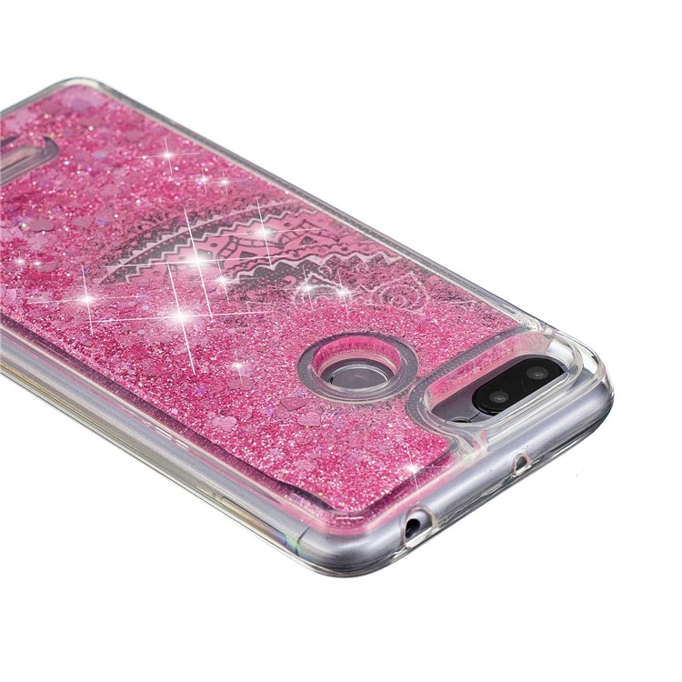 Couverture D'accessoires En TPU À Motifs De Paillettes De Poudre Dynamique Pour Xiaomi Redmi 6 (double Caméra: 12MP + 5MP) - Mandala-7