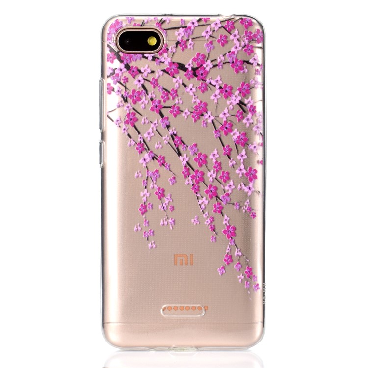 Pattern Printing Embossed TPU Case Accessory for Xiaomi Redmi 6A - Vivid Flowers-2
