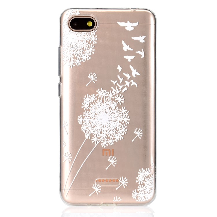 Pattern Printing Embossed TPU Cell Phone Case for Xiaomi Redmi 6A - Dandelion-2