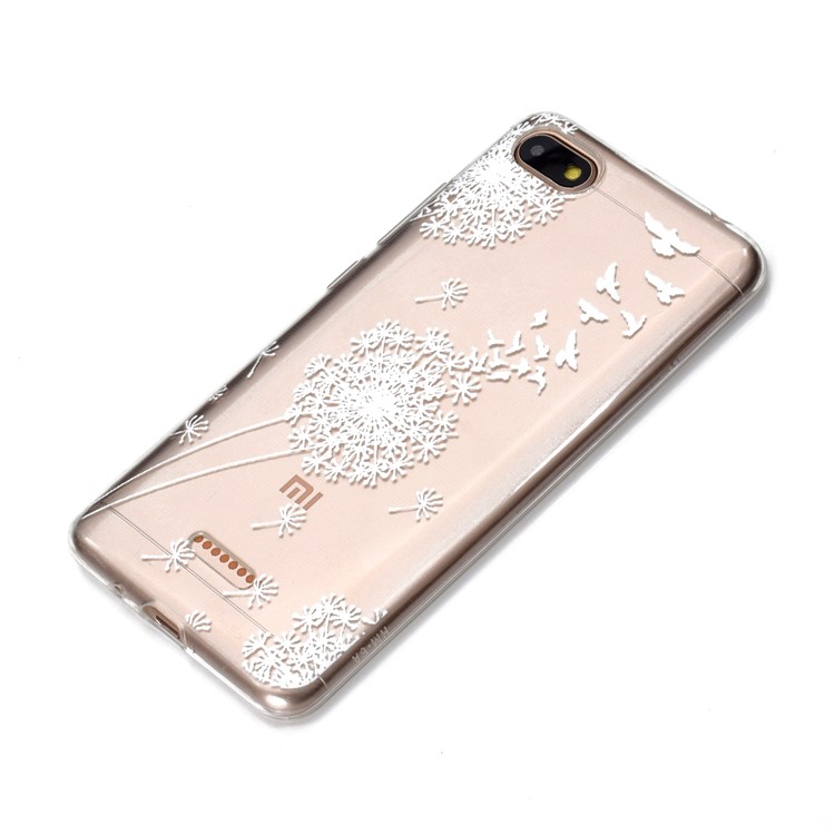Pattern Printing Embossed TPU Cell Phone Case for Xiaomi Redmi 6A - Dandelion-3