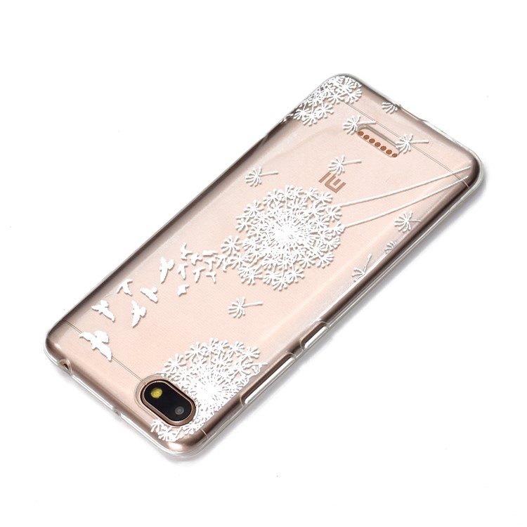 Pattern Printing Embossed TPU Cell Phone Case for Xiaomi Redmi 6A - Dandelion-4