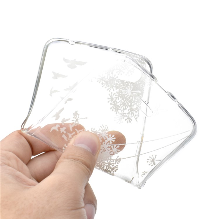 Pattern Printing Embossed TPU Cell Phone Case for Xiaomi Redmi 6A - Dandelion-5