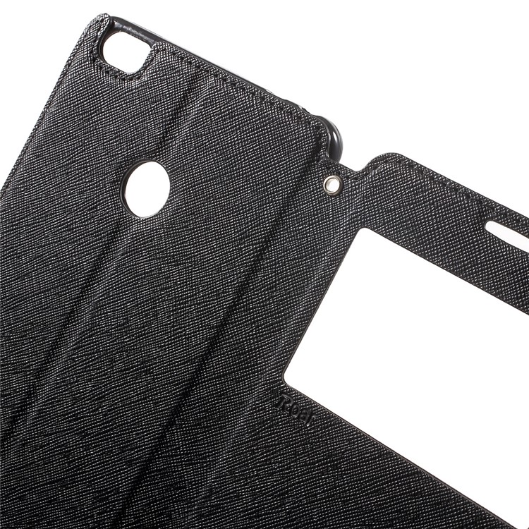 ROAR KOREA View Window Leather Stand Case for Xiaomi Mi Max - Black-6