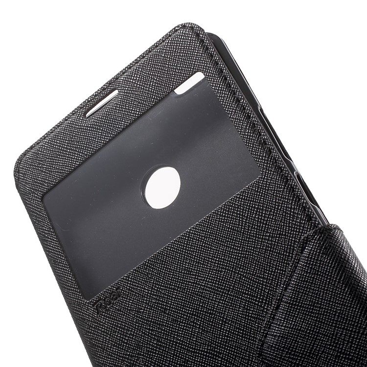 ROAR KOREA View Window Leather Stand Case for Xiaomi Mi Max - Black-7