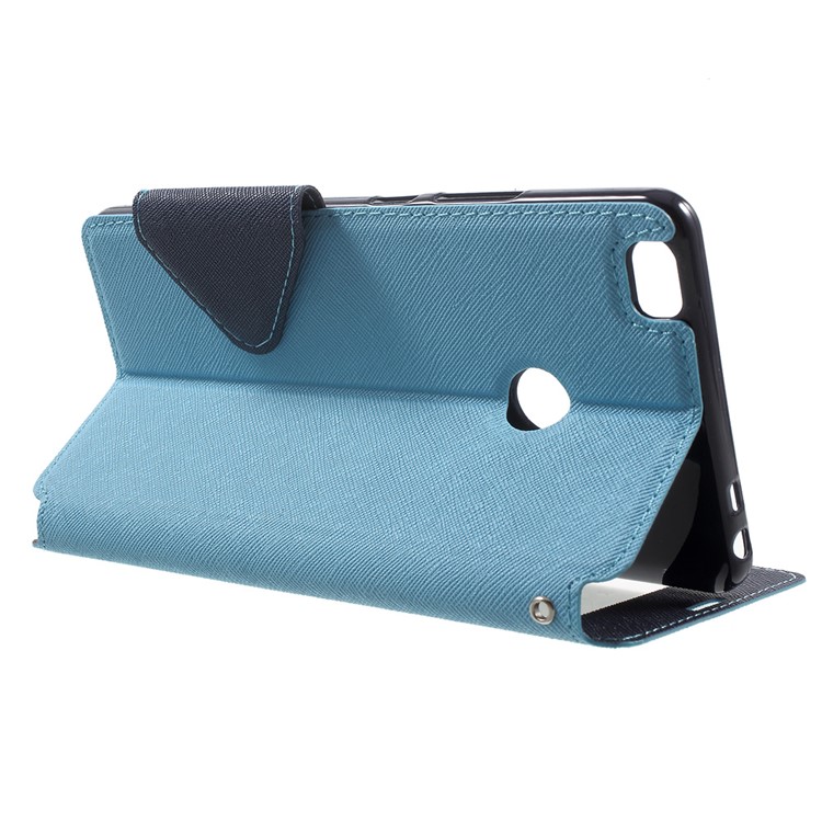 ROAR View Window Leather Card Holder Cover for Xiaomi Mi Max - Baby Blue-3