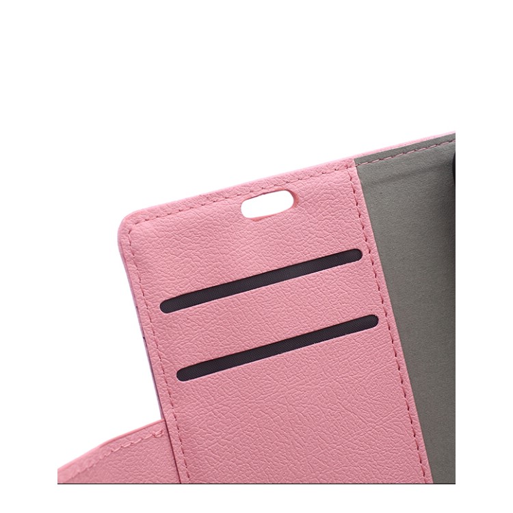 Wallet Stand Flip Leather Phone Case for Xiaomi Mi 8 Pro - Pink-2