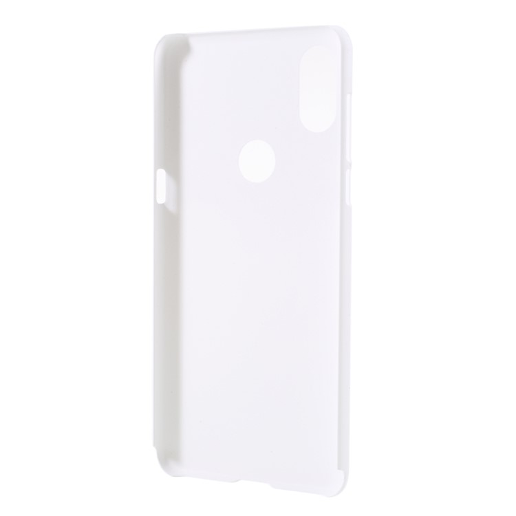 Rubberized Hard Shell Case for Xiaomi Mi Mix 3 - White-3