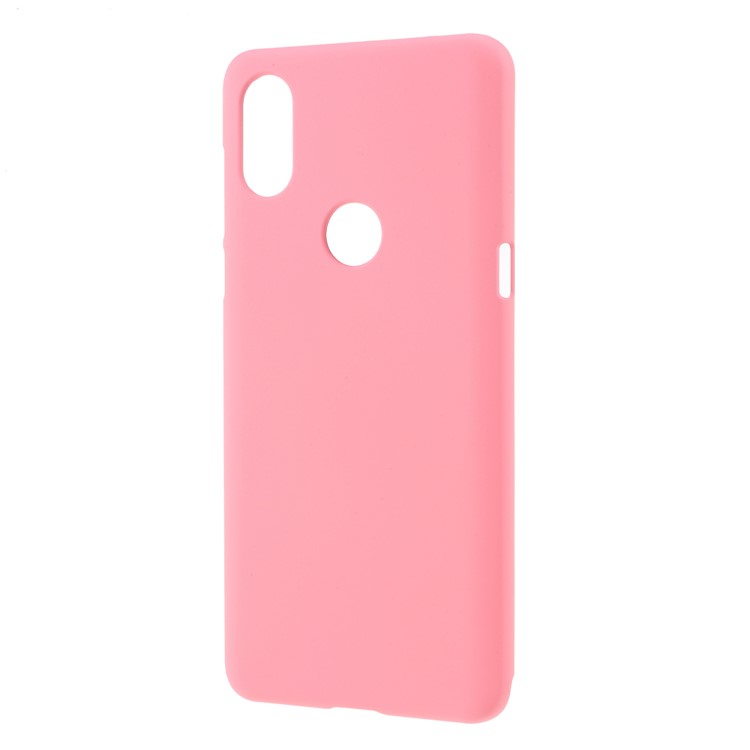Rubberized Hard Mobile Phone Case for Xiaomi Mi Mix 3 - Pink-2