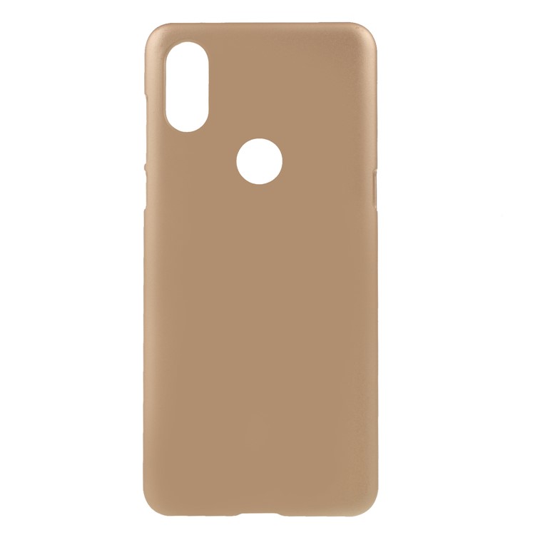 Rubberized Hard Shell Cover Case for Xiaomi Mi Mix 3 - Gold-1