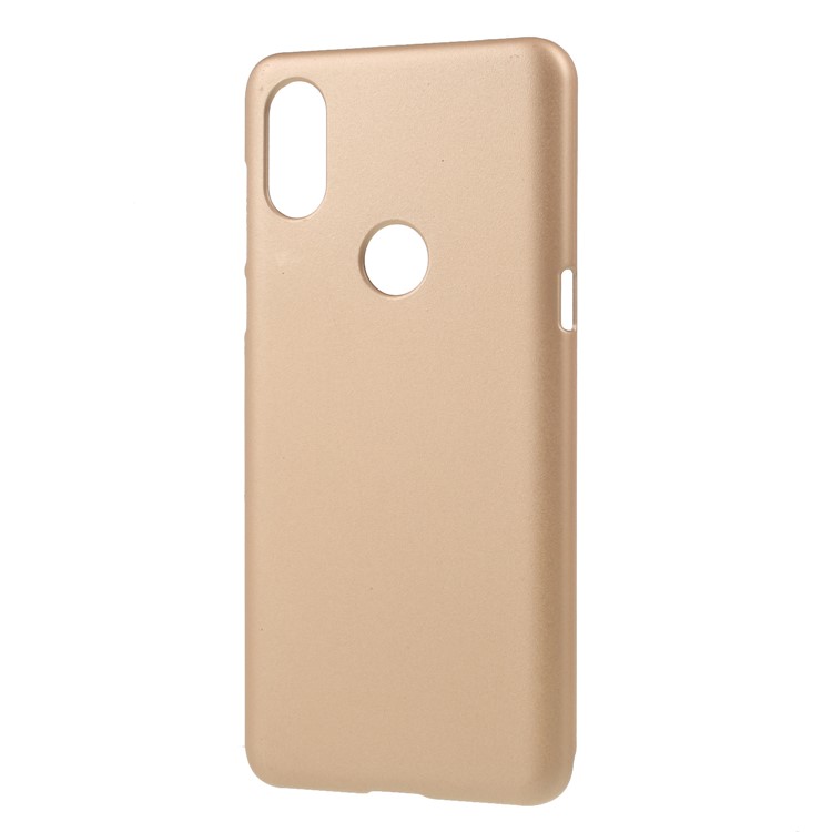 Rubberized Hard Shell Cover Case for Xiaomi Mi Mix 3 - Gold-2