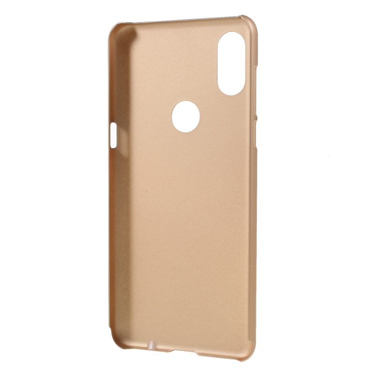 Rubberized Hard Shell Cover Case for Xiaomi Mi Mix 3 - Gold-3