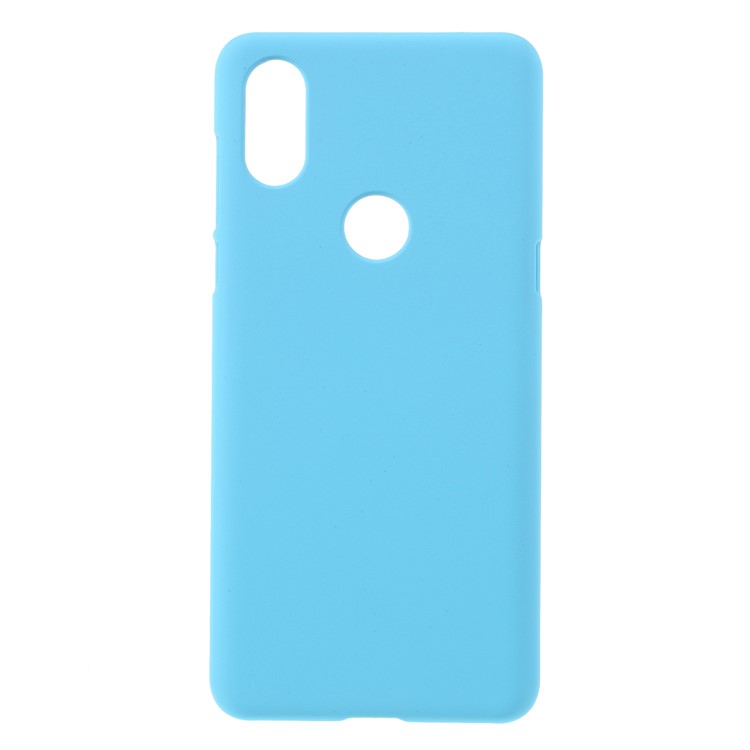 Rubberized Hard Cover Shell Case for Xiaomi Mi Mix 3 - Baby Blue-1