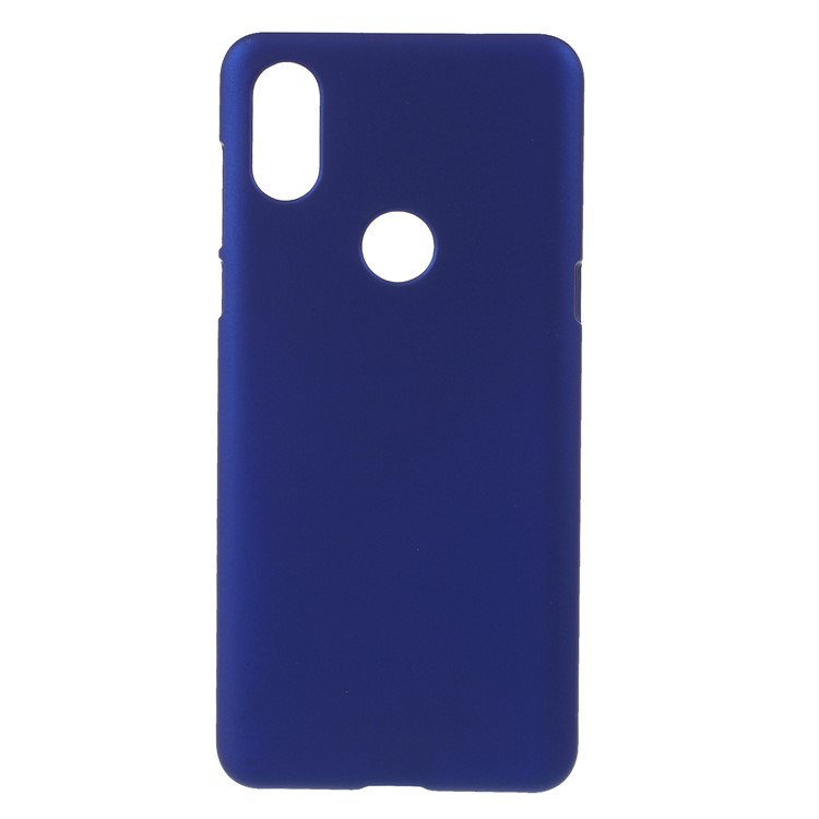 Rubberized Hard Case Phone Shell for Xiaomi Mi Mix 3 - Dark Blue-1