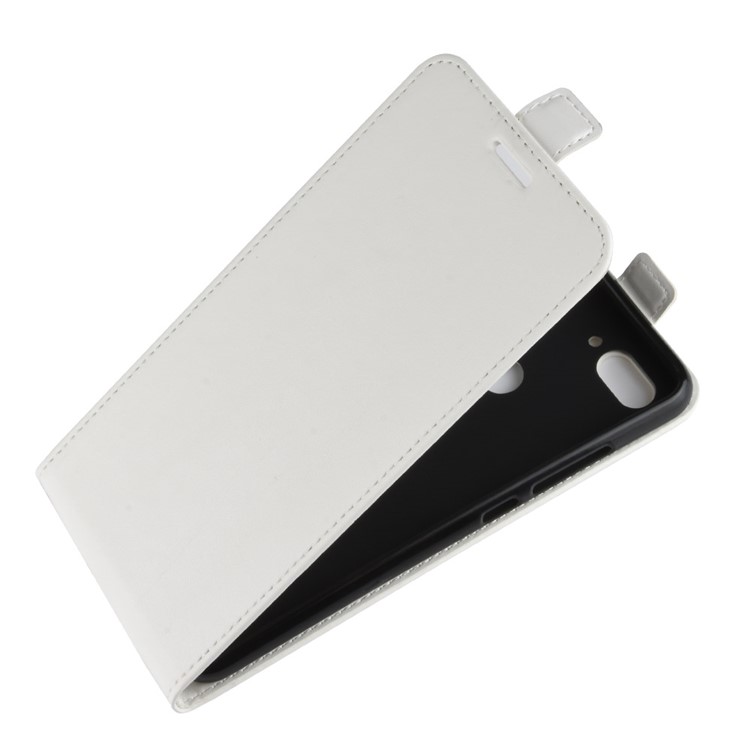 Crazy Horse Vertical Leather Card Holder Cover for Xiaomi Mi 8 Lite / Mi 8 Youth (Mi 8X) - White-3