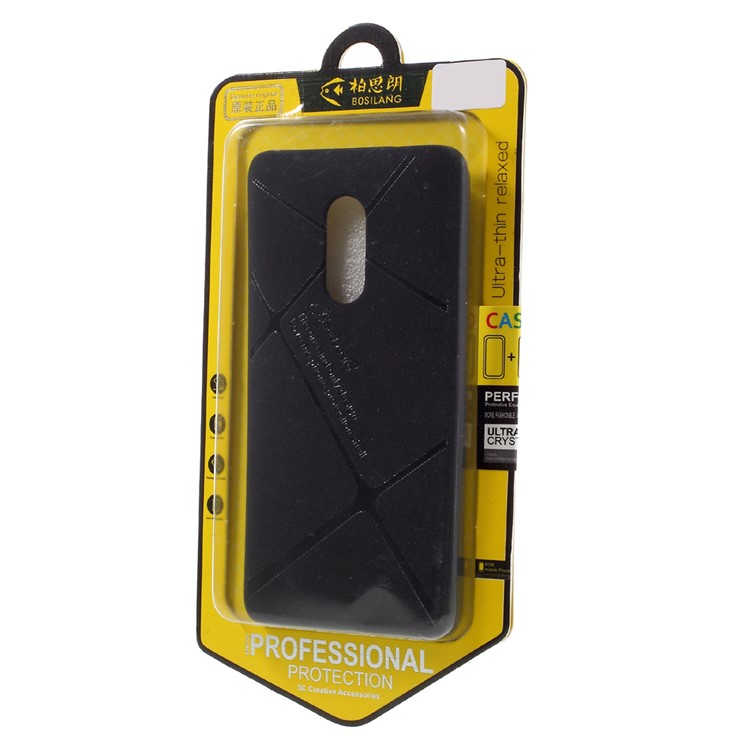 BOSILANG Matte TPU Back Case for Xiaomi Redmi Note 4 - Black-6