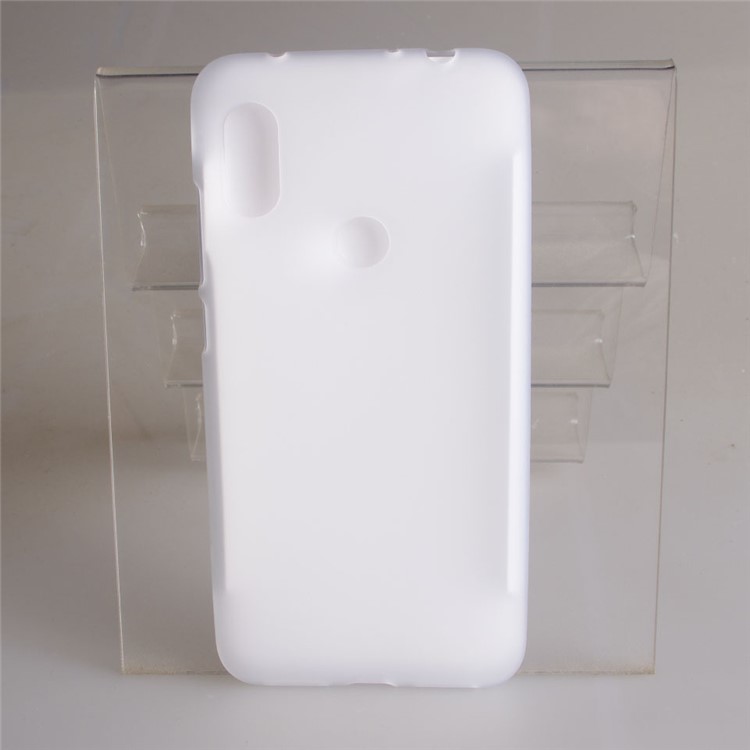 Double-sided Matte TPU Back Cover Shell for Xiaomi Redmi Note 6 Pro - White-1