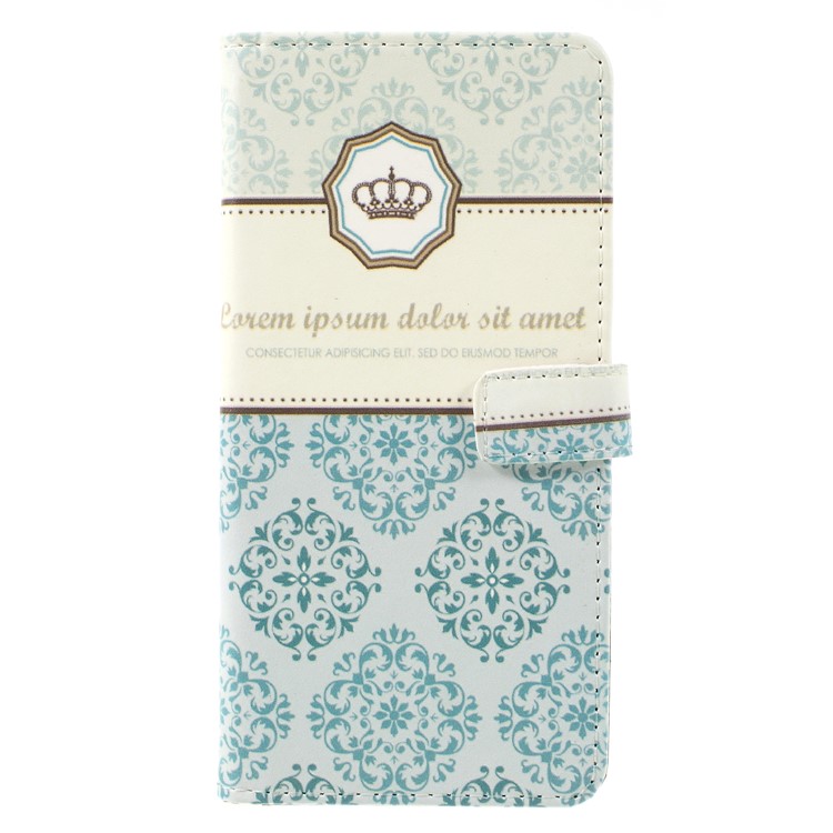 Pattern Printing Wallet PU Leather Case for Xiaomi Redmi 6 (Dual Camera: 12MP+5MP) - Damask Flower-3