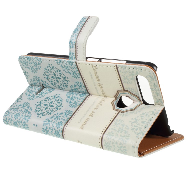 Pattern Printing Wallet PU Leather Case for Xiaomi Redmi 6 (Dual Camera: 12MP+5MP) - Damask Flower-5