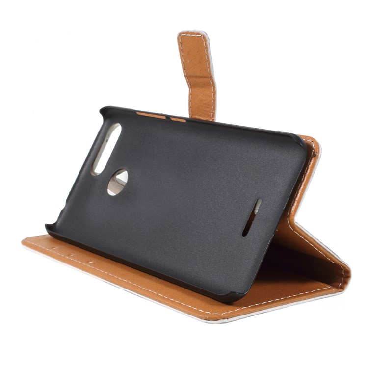 Patterned Wallet Leather Cover Case for Xiaomi Redmi 6 (Dual Camera: 12MP+5MP) - Dock at Sunset-4