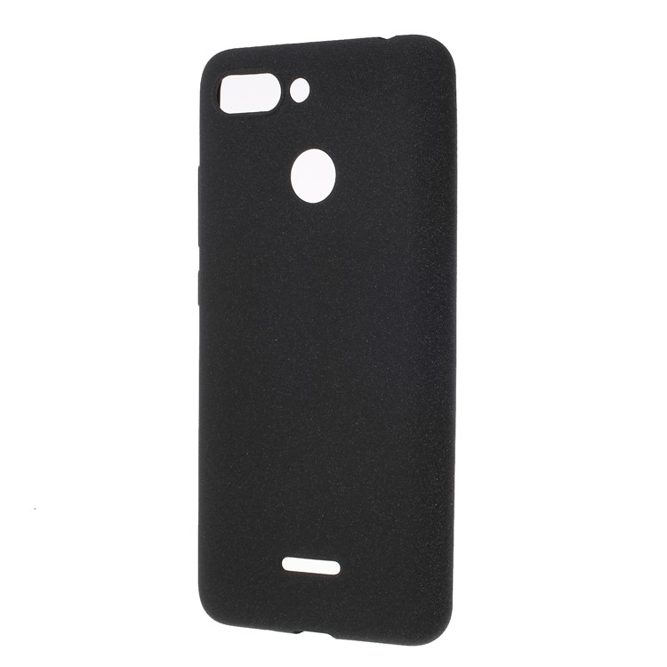 Skin-touch Matte TPU Protection Cover for Xiaomi Redmi 6 (Dual Camera: 12MP+5MP) - Black-2
