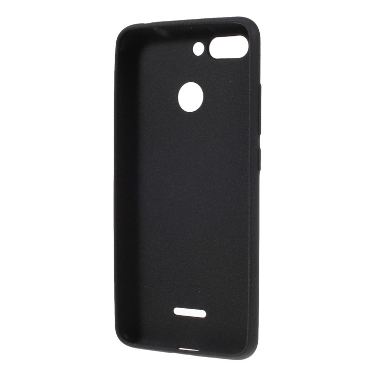 Skin-touch Matte TPU Protection Cover for Xiaomi Redmi 6 (Dual Camera: 12MP+5MP) - Black-3