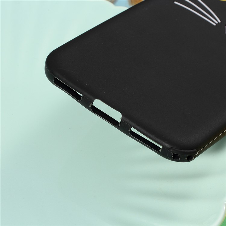 3D Moustache Cat Silicone Case for Xiaomi Mi A2 / Mi 6X (China) - Black-4