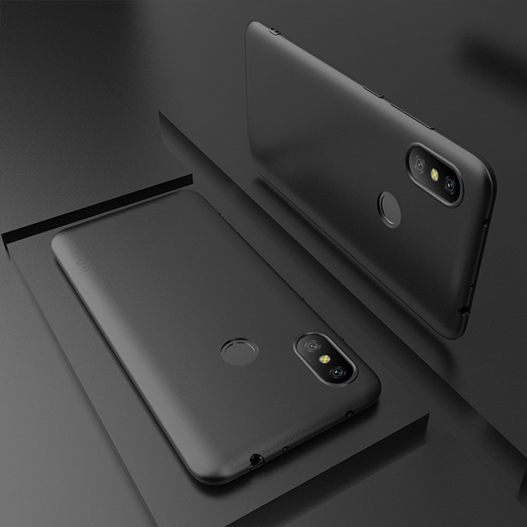 X-LEVEL Guardian Series Matte TPU Protection Case for Xiaomi Redmi Note 6 Pro - Black-1