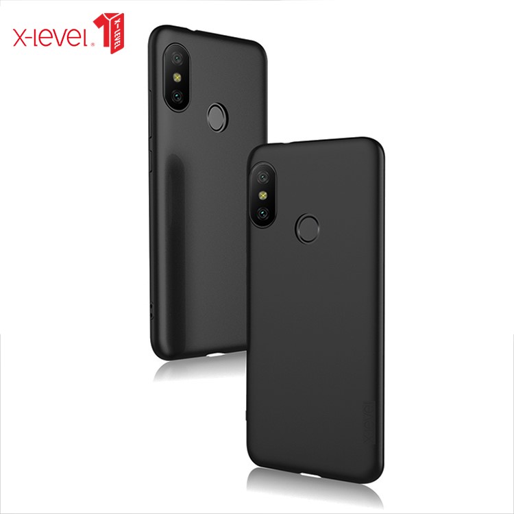 X-LEVEL Guardian Series Matte TPU Protection Case for Xiaomi Redmi Note 6 Pro - Black-3