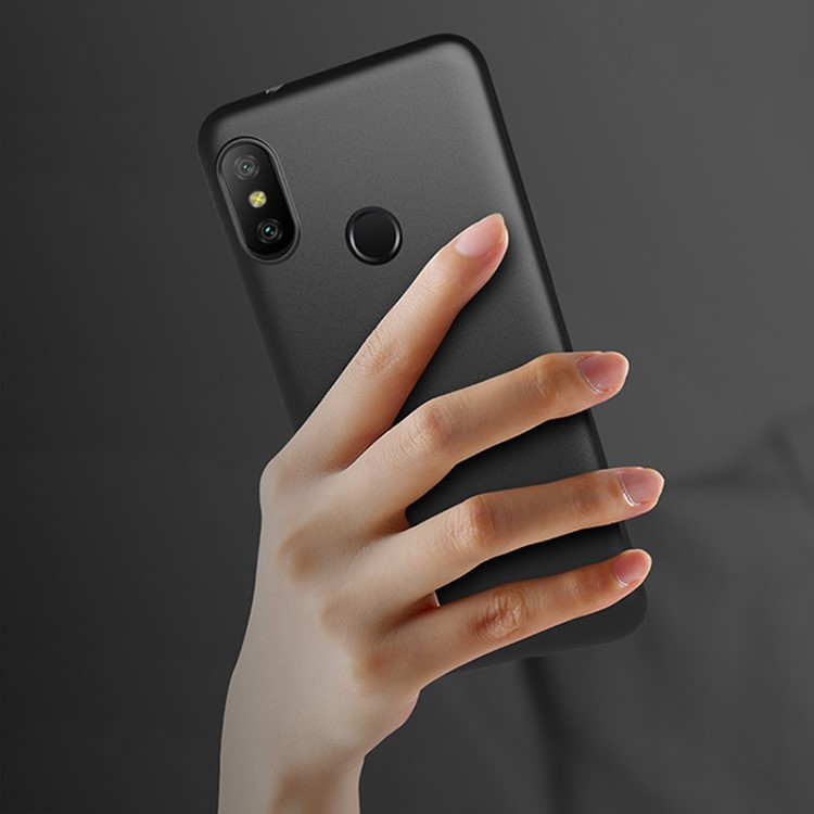 X-LEVEL Guardian Series Matte TPU Protection Case for Xiaomi Redmi Note 6 Pro - Black-4