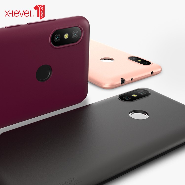 X-LEVEL Guardian Series Matte TPU Protection Case for Xiaomi Redmi Note 6 Pro - Black-7