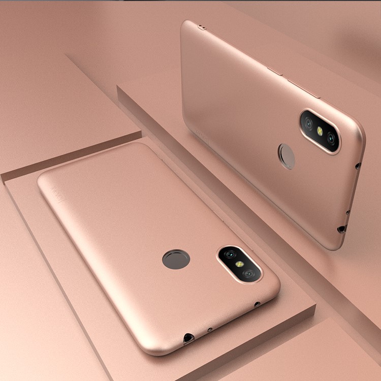 X-LEVEL Guardian Series Matte TPU Mobile Phone Shell for Xiaomi Redmi Note 6 Pro - Gold-1
