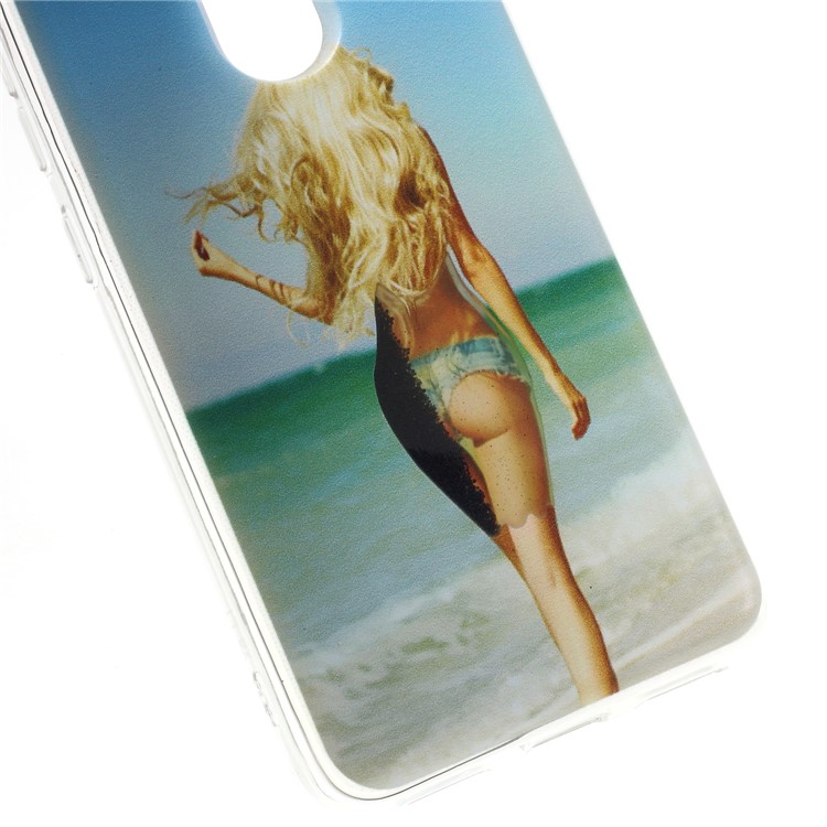 Quicksand Dynamic Bikini Pattern TPU Mobile Cover for Xiaomi Pocophone F1 / Poco F1 (India) - Style B-4
