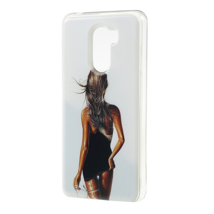 Quicksand Dynamic Bikini Pattern TPU Phone Casing for Xiaomi Pocophone F1 / Poco F1 (India) - Style D-2
