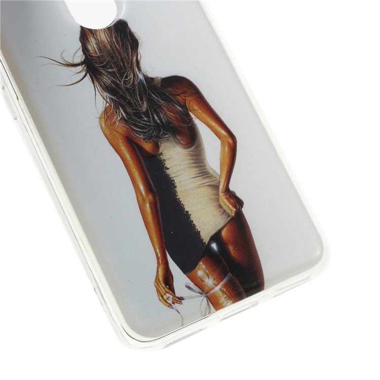 Quicksand Dynamic Bikini Pattern TPU Phone Casing for Xiaomi Pocophone F1 / Poco F1 (India) - Style D-4