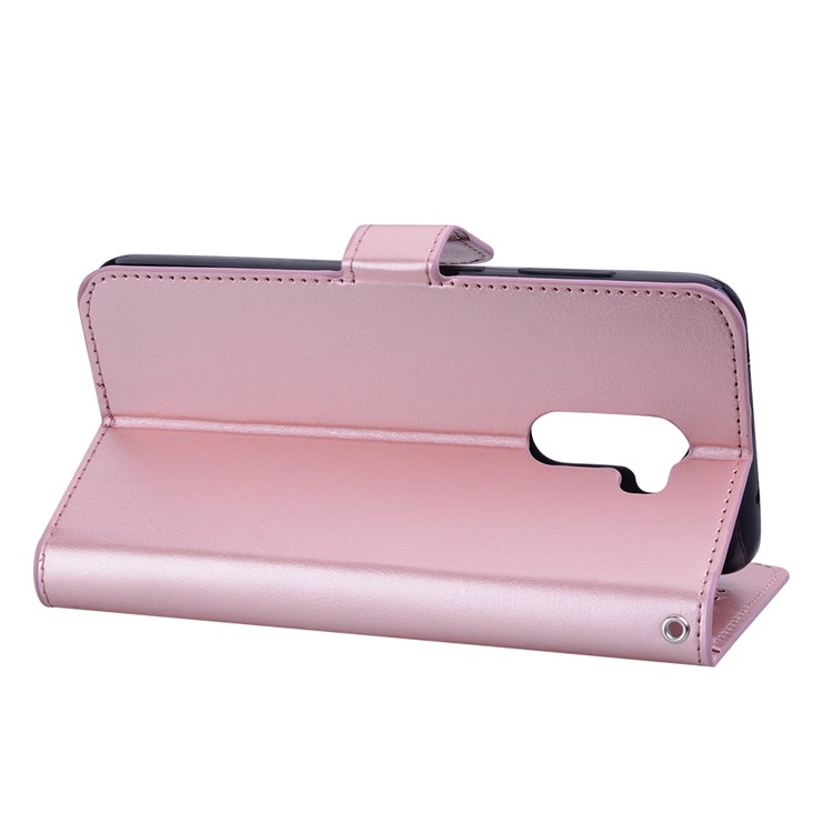 5 Card Slots Wallet Leather Phone Cover for Xiaomi Pocophone F1 / Poco F1 - Rose Gold-3