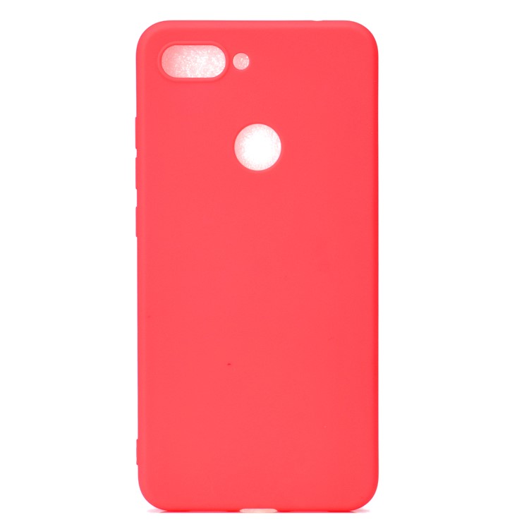 Soft Frosted TPU Shell Case for Xiaomi Mi 8 Lite / Mi 8 Youth (Mi 8X) - Red-2